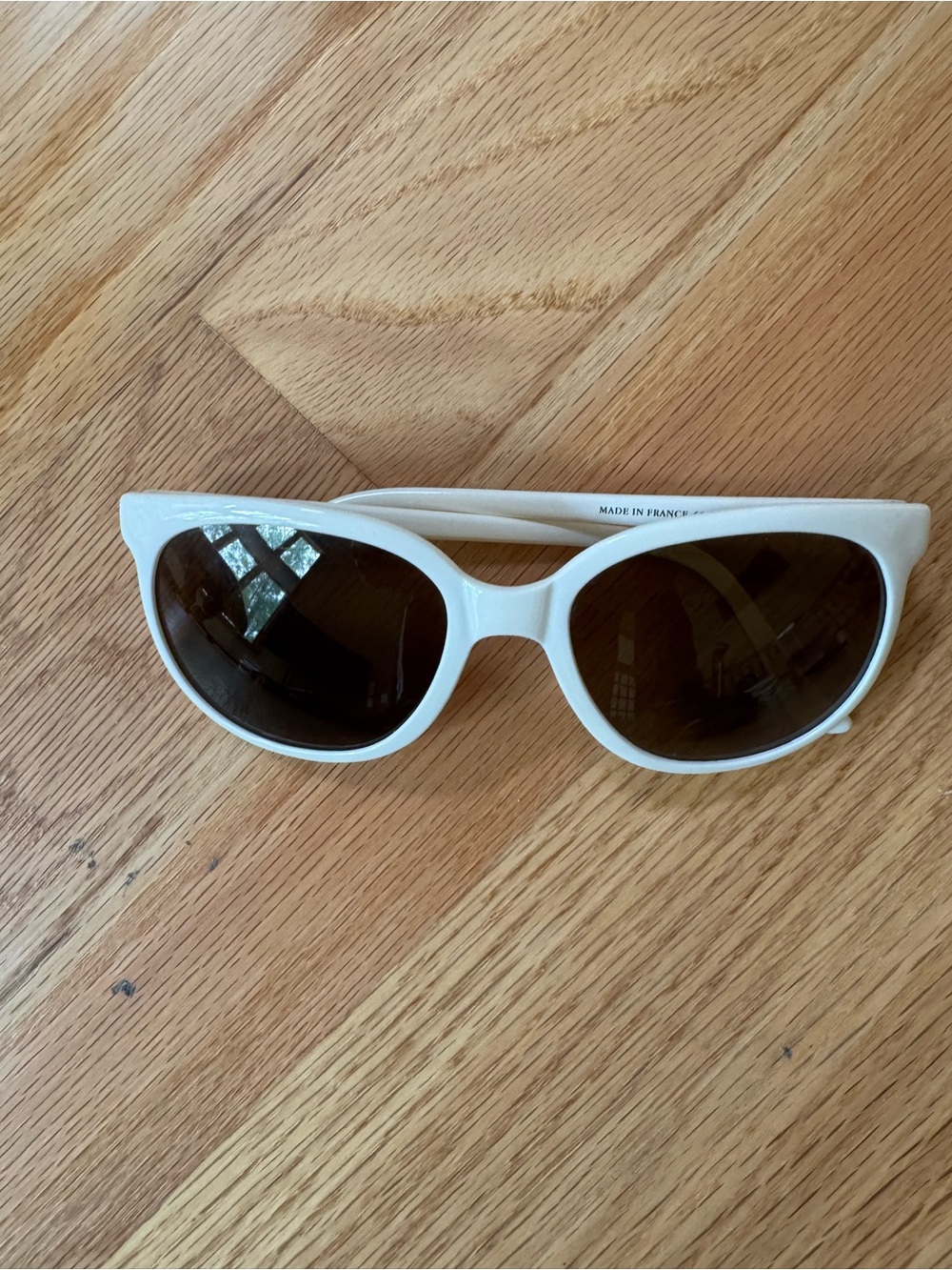 Vintage Vuarnet white sunglasses
